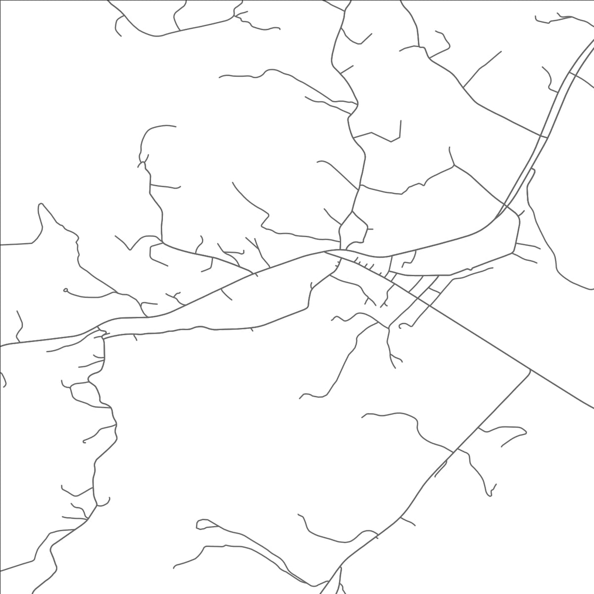 ROAD MAP OF SPERRYVILLE, VIRGINIA BY MAPBAKES