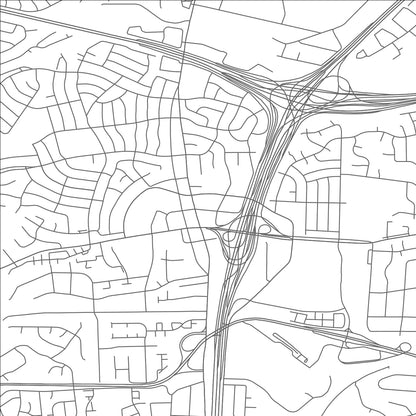 ROAD MAP OF SPRINGFIELD, VIRGINIA BY MAPBAKES