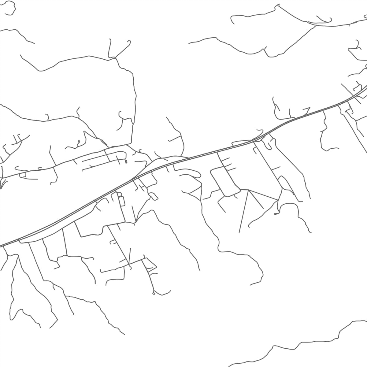ROAD MAP OF SPRINGVILLE, VIRGINIA BY MAPBAKES