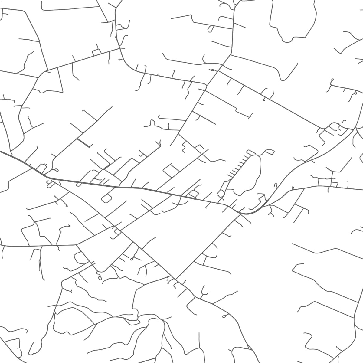 ROAD MAP OF STANLEY, VIRGINIA BY MAPBAKES
