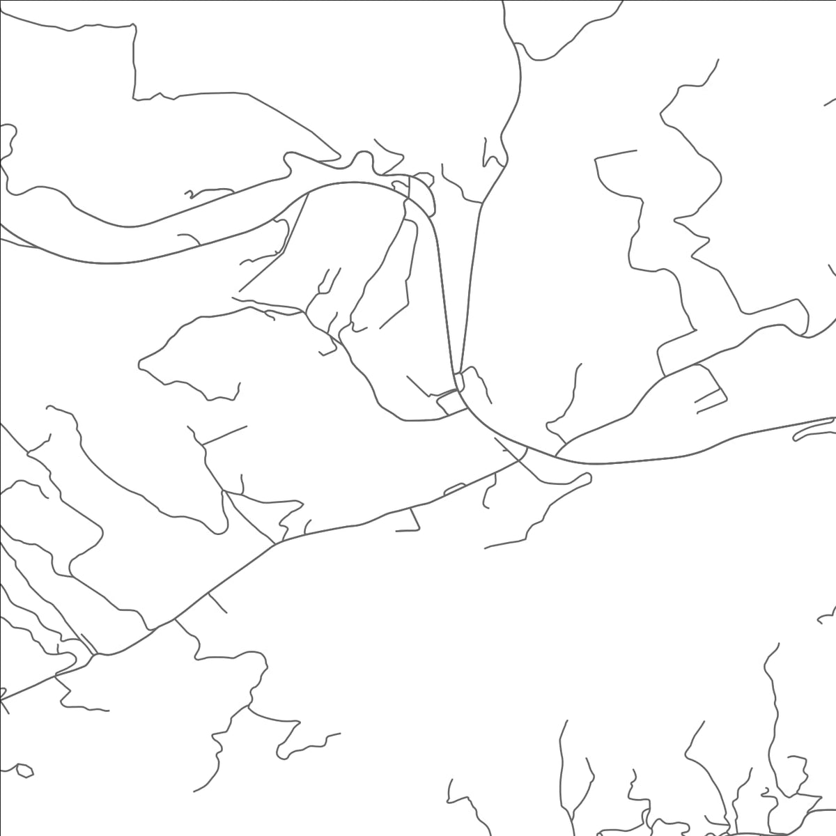 ROAD MAP OF STICKLEYVILLE, VIRGINIA BY MAPBAKES