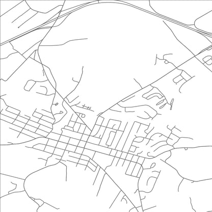 ROAD MAP OF STRASBURG, VIRGINIA BY MAPBAKES