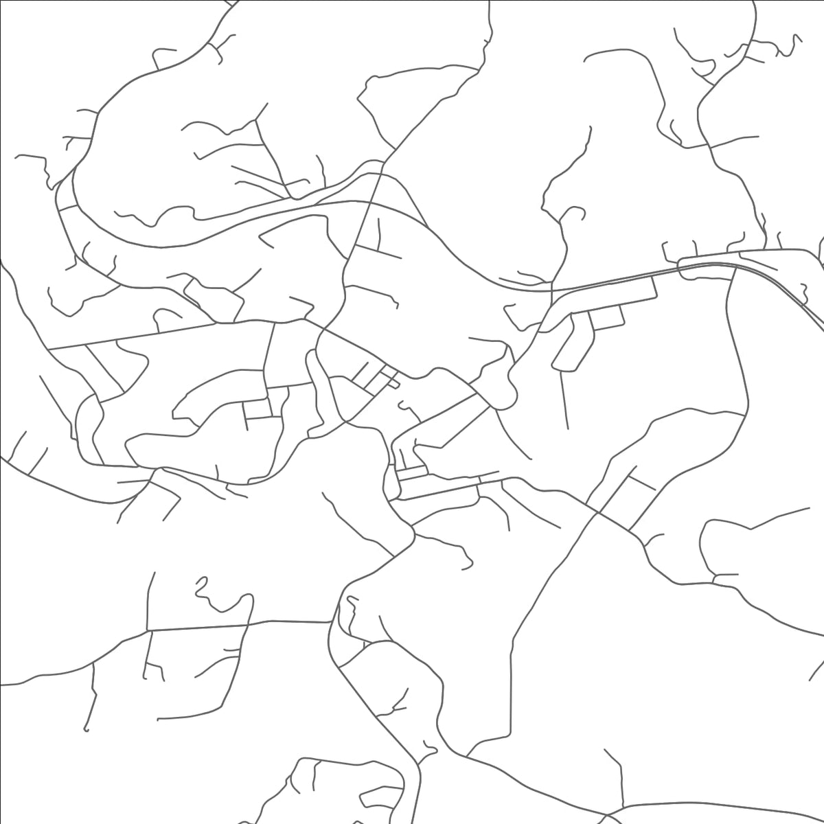 ROAD MAP OF STUART, VIRGINIA BY MAPBAKES
