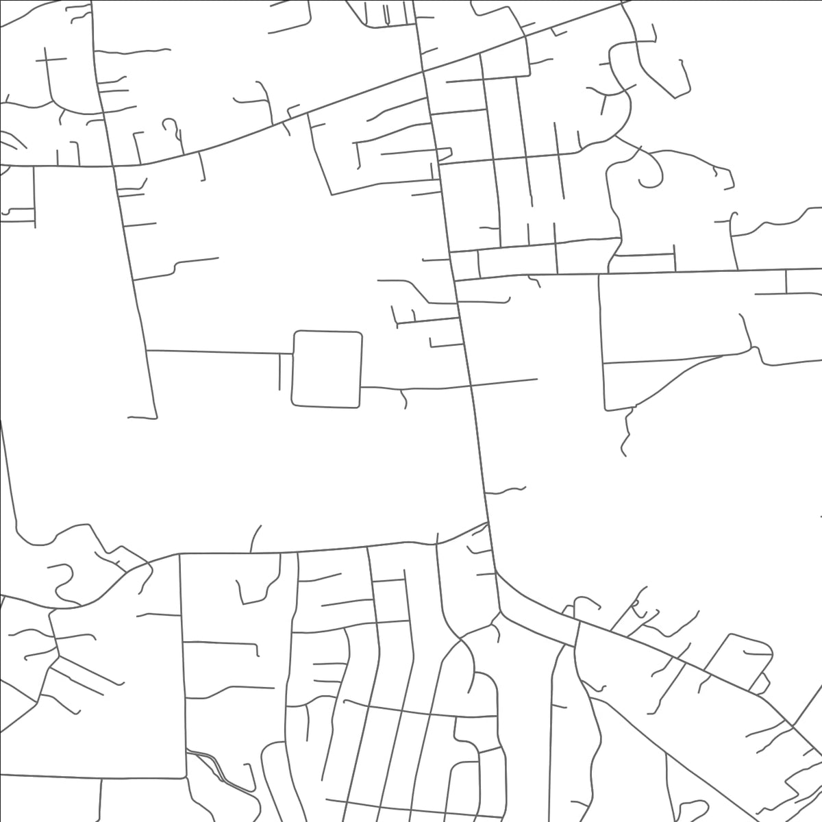 ROAD MAP OF STUARTS DRAFT, VIRGINIA BY MAPBAKES
