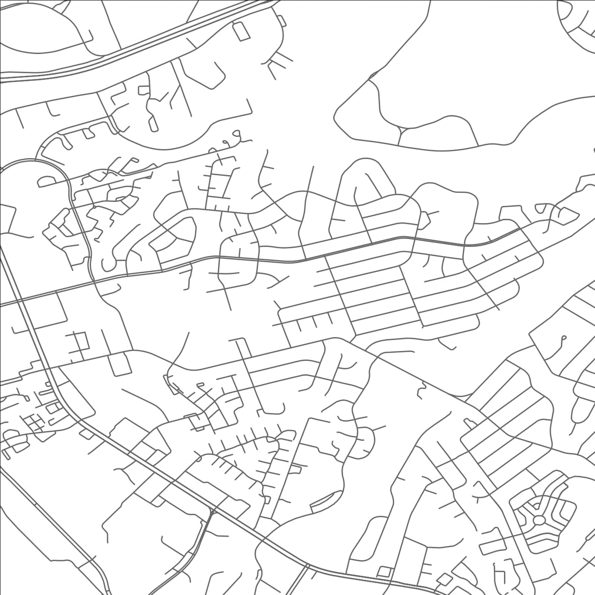 ROAD MAP OF SUDLEY, VIRGINIA BY MAPBAKES