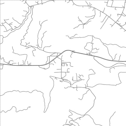 ROAD MAP OF TACOMA, VIRGINIA BY MAPBAKES