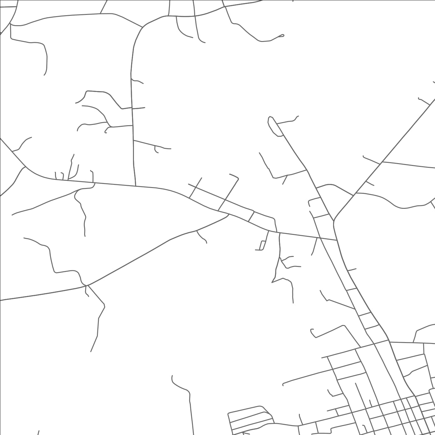 ROAD MAP OF THYNEDALE, VIRGINIA BY MAPBAKES