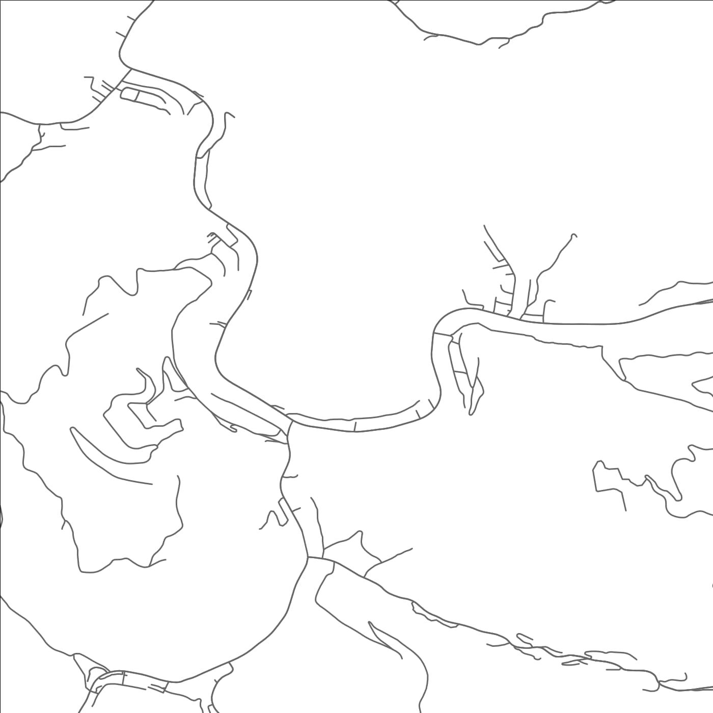 ROAD MAP OF VANSANT, VIRGINIA BY MAPBAKES