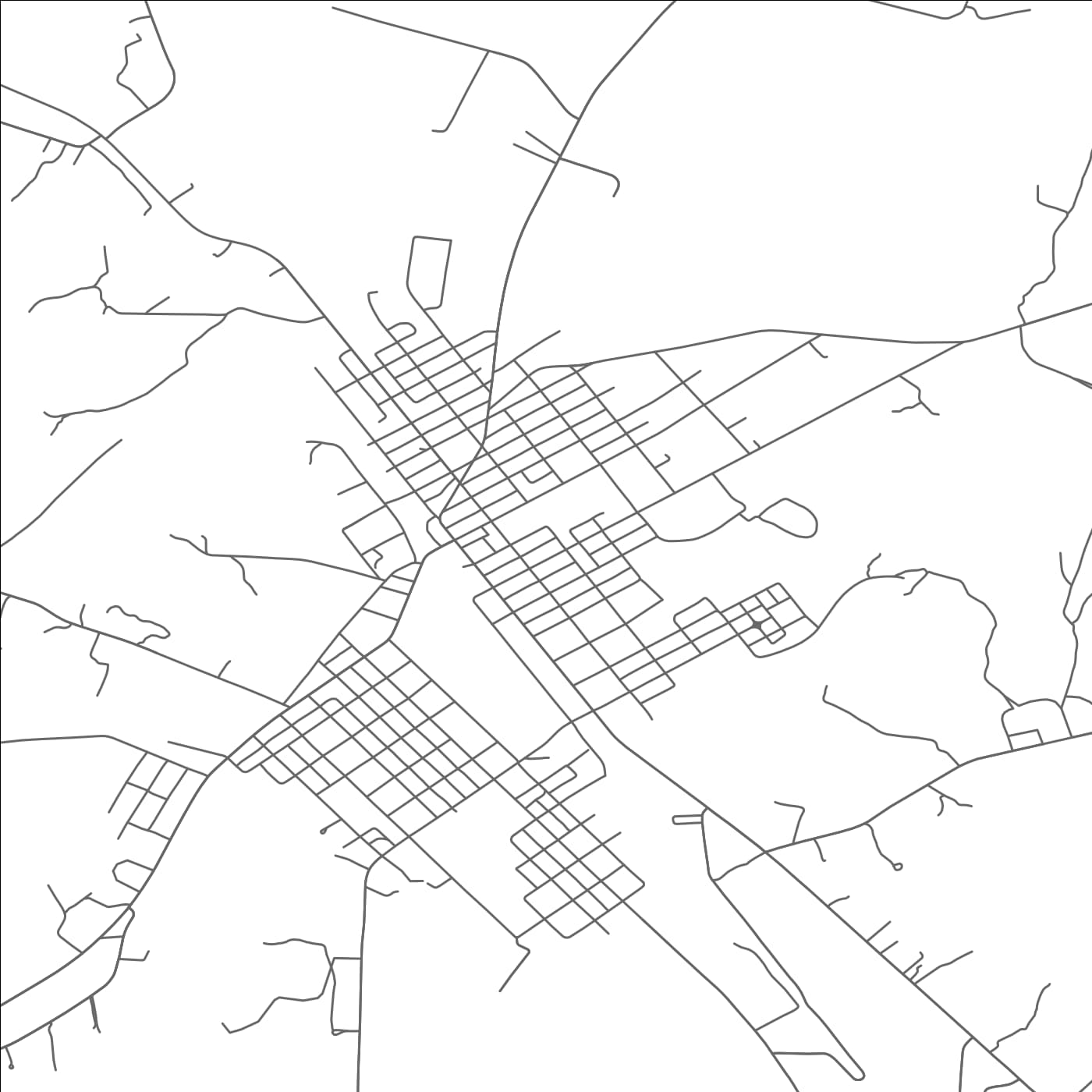 ROAD MAP OF VICTORIA, VIRGINIA BY MAPBAKES