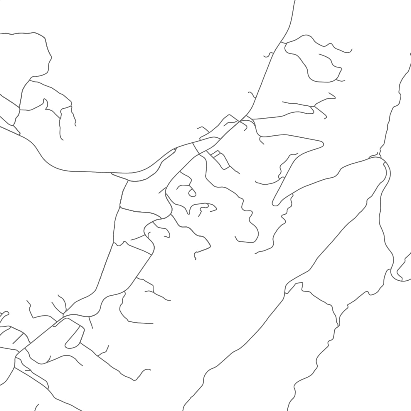 ROAD MAP OF WARM SPRINGS, VIRGINIA BY MAPBAKES