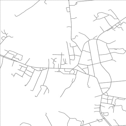 ROAD MAP OF WARSAW, VIRGINIA BY MAPBAKES