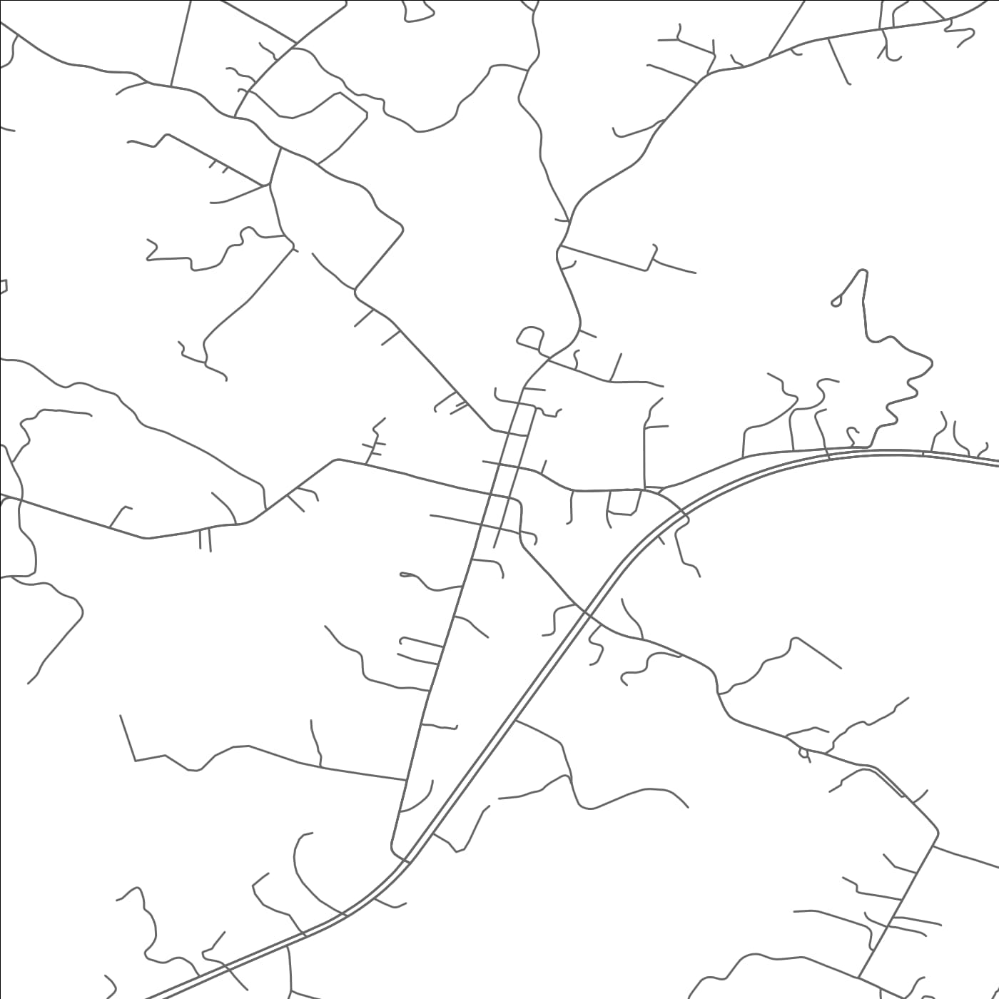 ROAD MAP OF WASHINGTON, VIRGINIA BY MAPBAKES