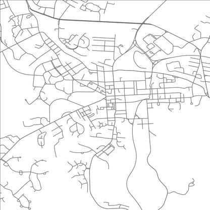 ROAD MAP OF WILLIAMSBURG, VIRGINIA BY MAPBAKES