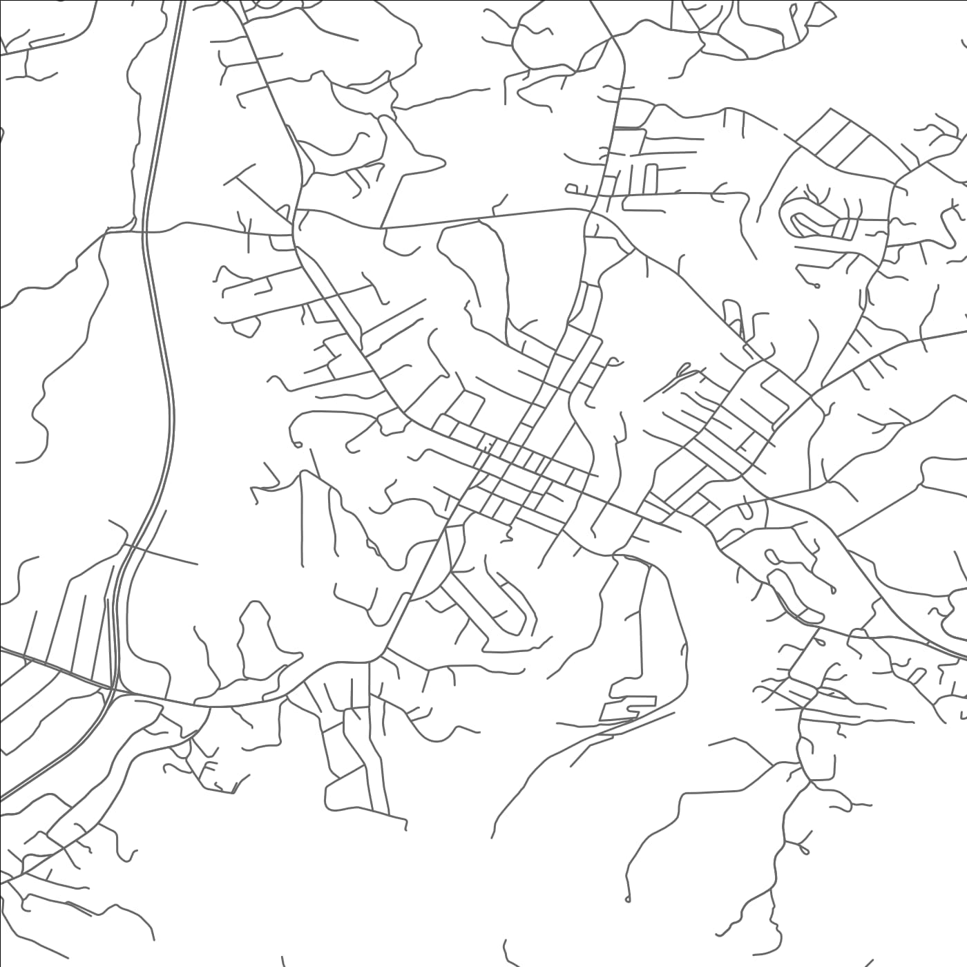 ROAD MAP OF WISE, VIRGINIA BY MAPBAKES