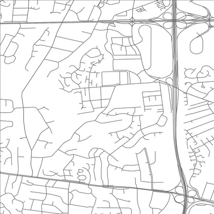 ROAD MAP OF WOODBURN, VIRGINIA BY MAPBAKES