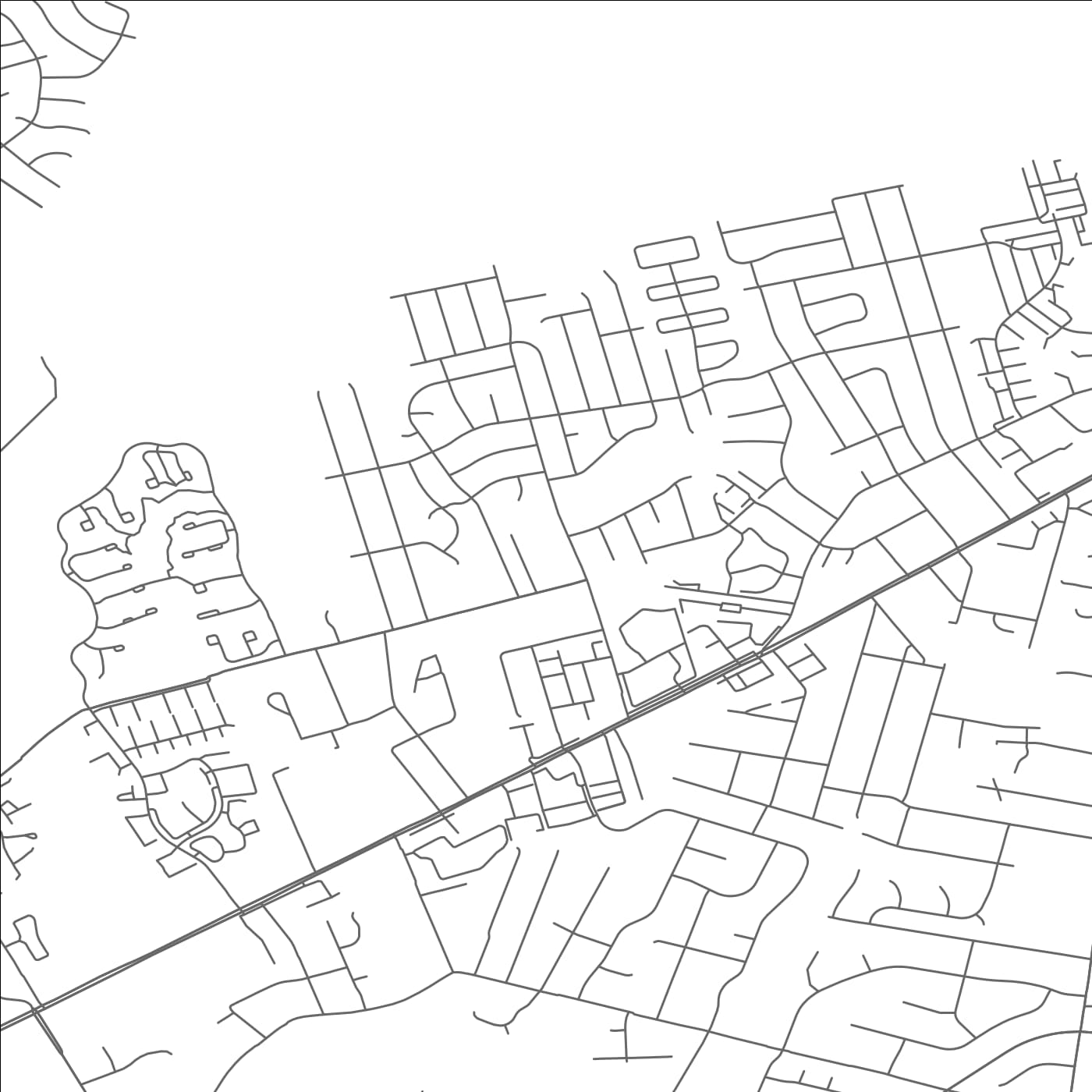 ROAD MAP OF WOODLAWN, VIRGINIA BY MAPBAKES