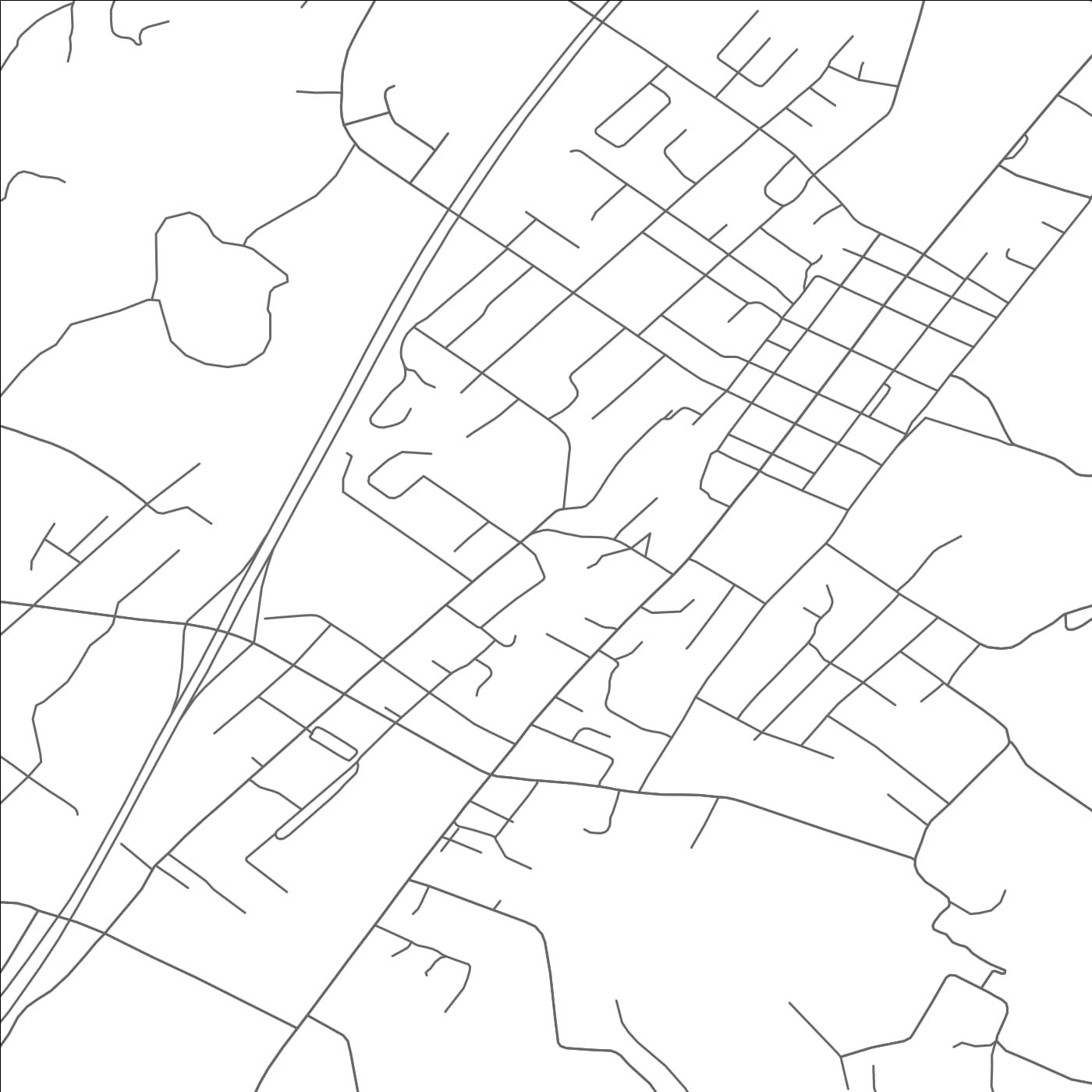 ROAD MAP OF WOODSTOCK, VIRGINIA BY MAPBAKES