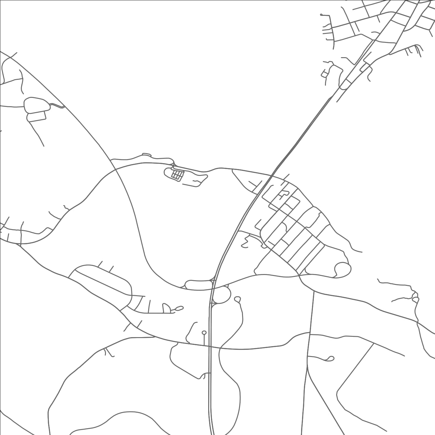 ROAD MAP OF YORKTOWN, VIRGINIA BY MAPBAKES