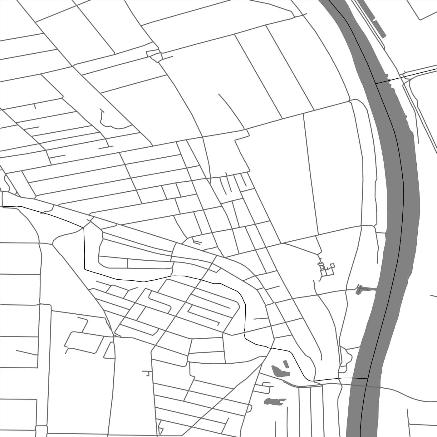 ROAD MAP OF ADA, SERBIA BY MAPBAKES