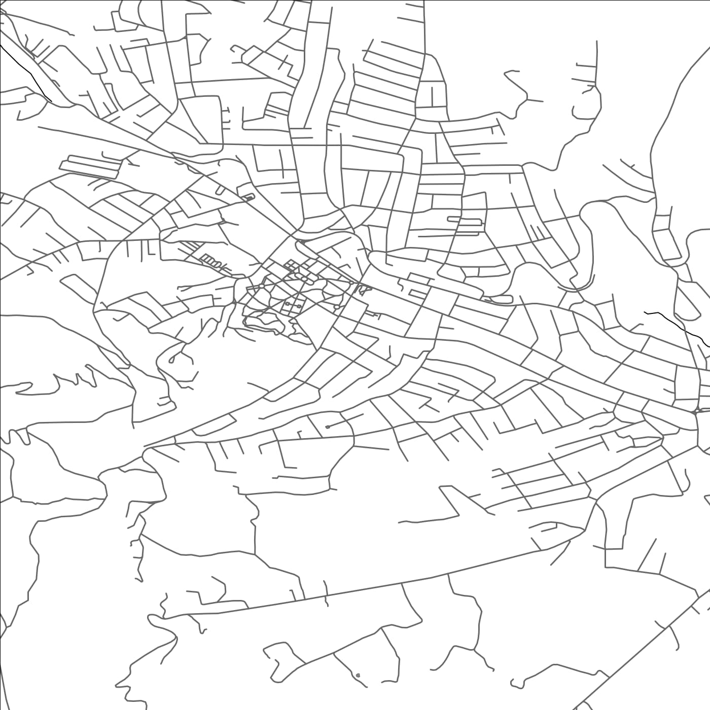 ROAD MAP OF ARANĐELOVAC, SERBIA BY MAPBAKES