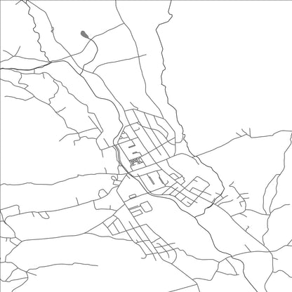 ROAD MAP OF BABUŠNICA, SERBIA BY MAPBAKES