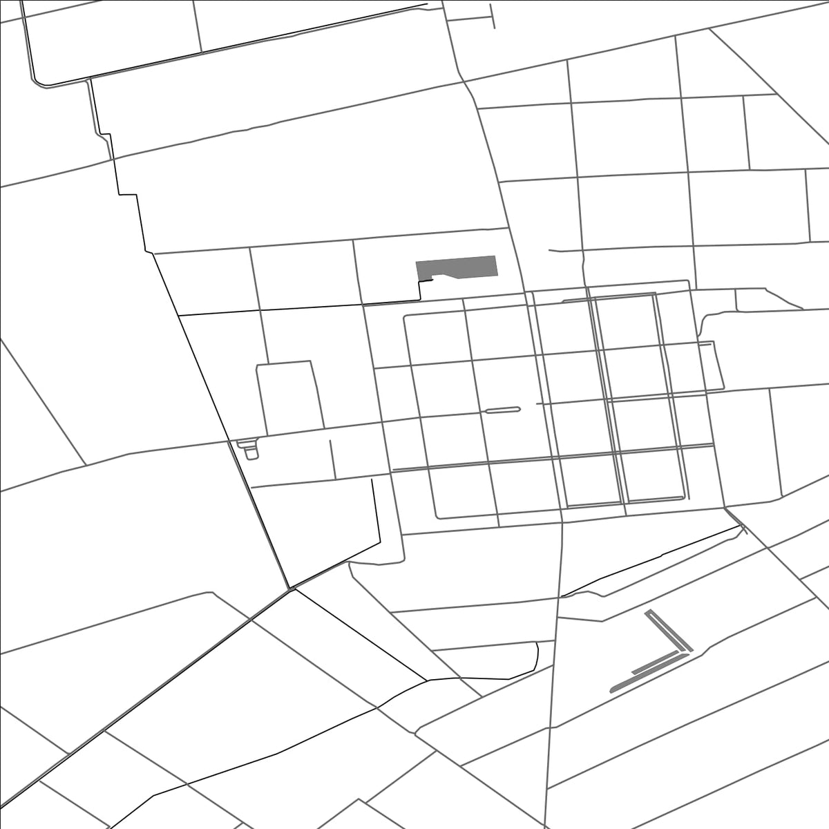 ROAD MAP OF BAČKO DOBRO POLJE, SERBIA BY MAPBAKES