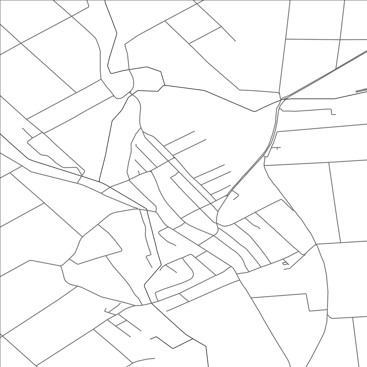 ROAD MAP OF BAJŠA, SERBIA BY MAPBAKES