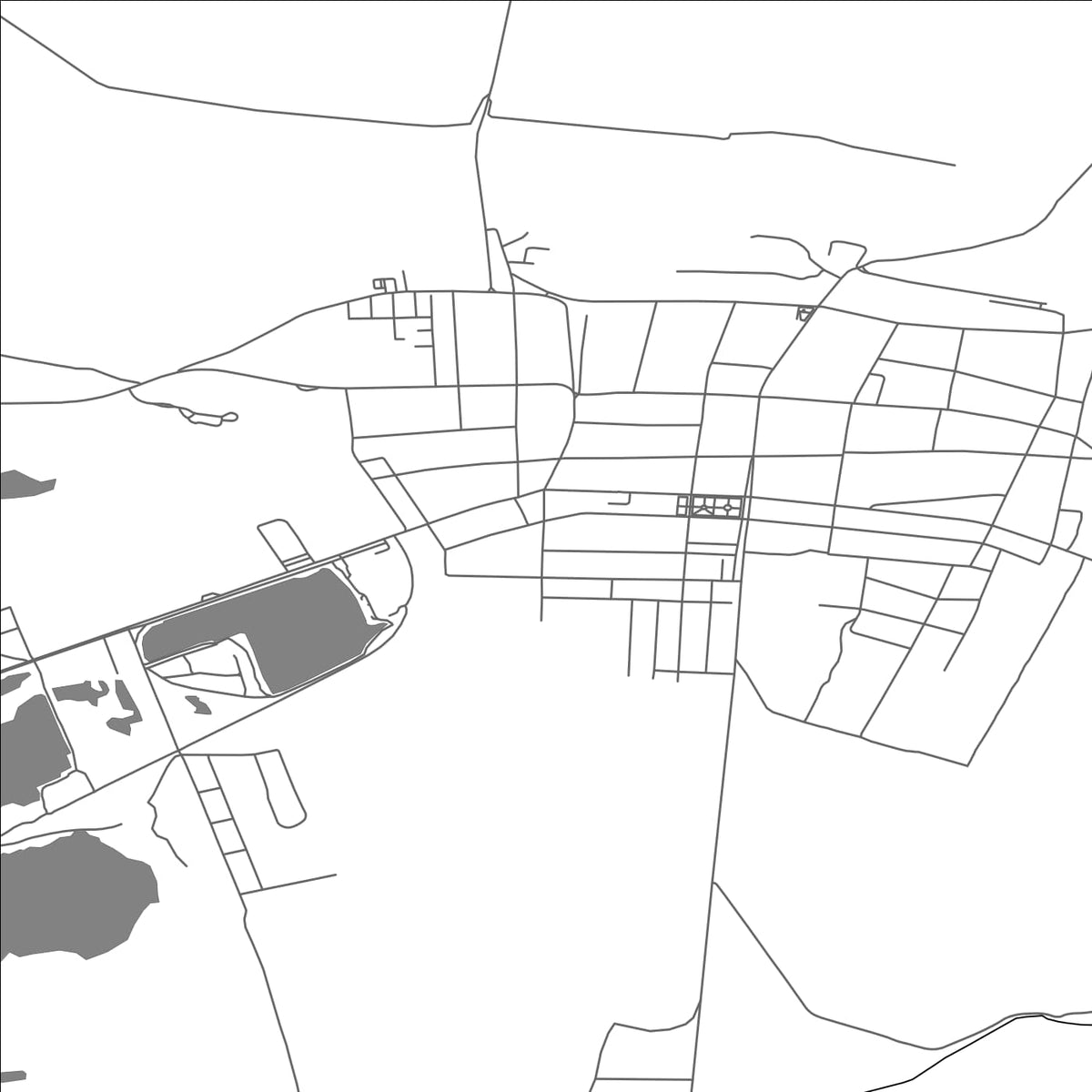 ROAD MAP OF BELA CRKVA, SERBIA BY MAPBAKES