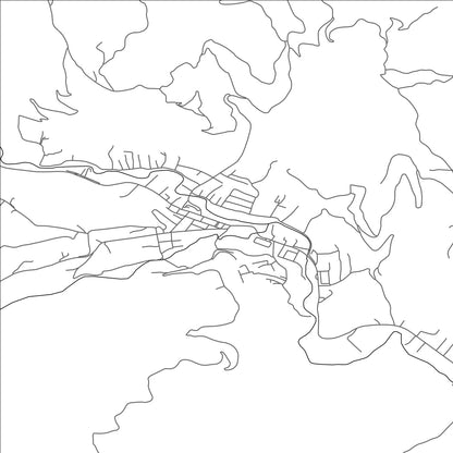 ROAD MAP OF BRUS, SERBIA BY MAPBAKES
