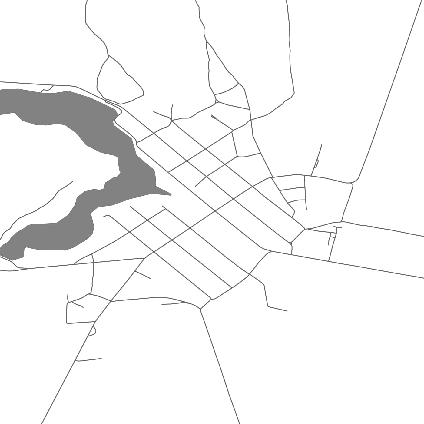 ROAD MAP OF DELIBLATO, SERBIA BY MAPBAKES