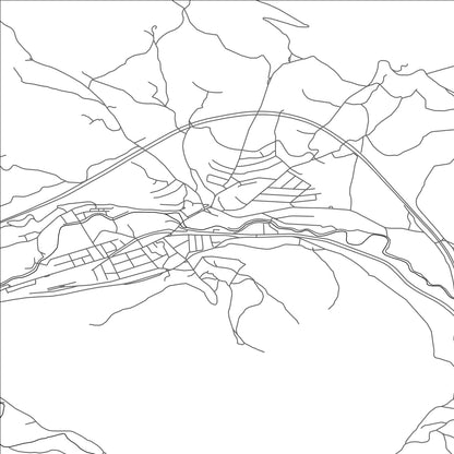 ROAD MAP OF DIMITROVGRAD, SERBIA BY MAPBAKES