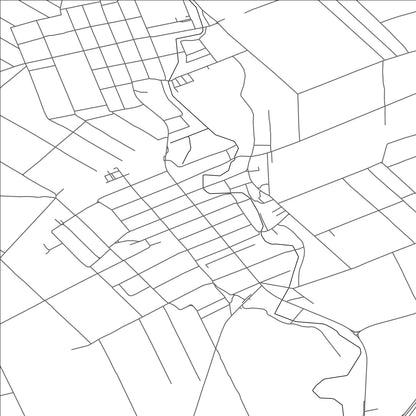 ROAD MAP OF FEKETIĆ, SERBIA BY MAPBAKES