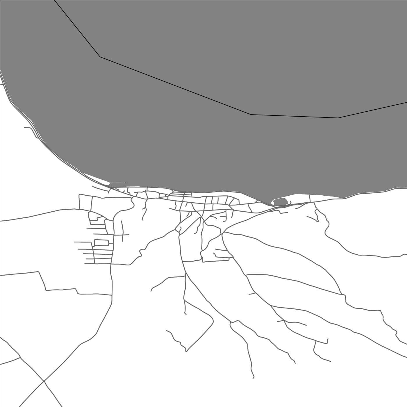 ROAD MAP OF GOLUBAC, SERBIA BY MAPBAKES