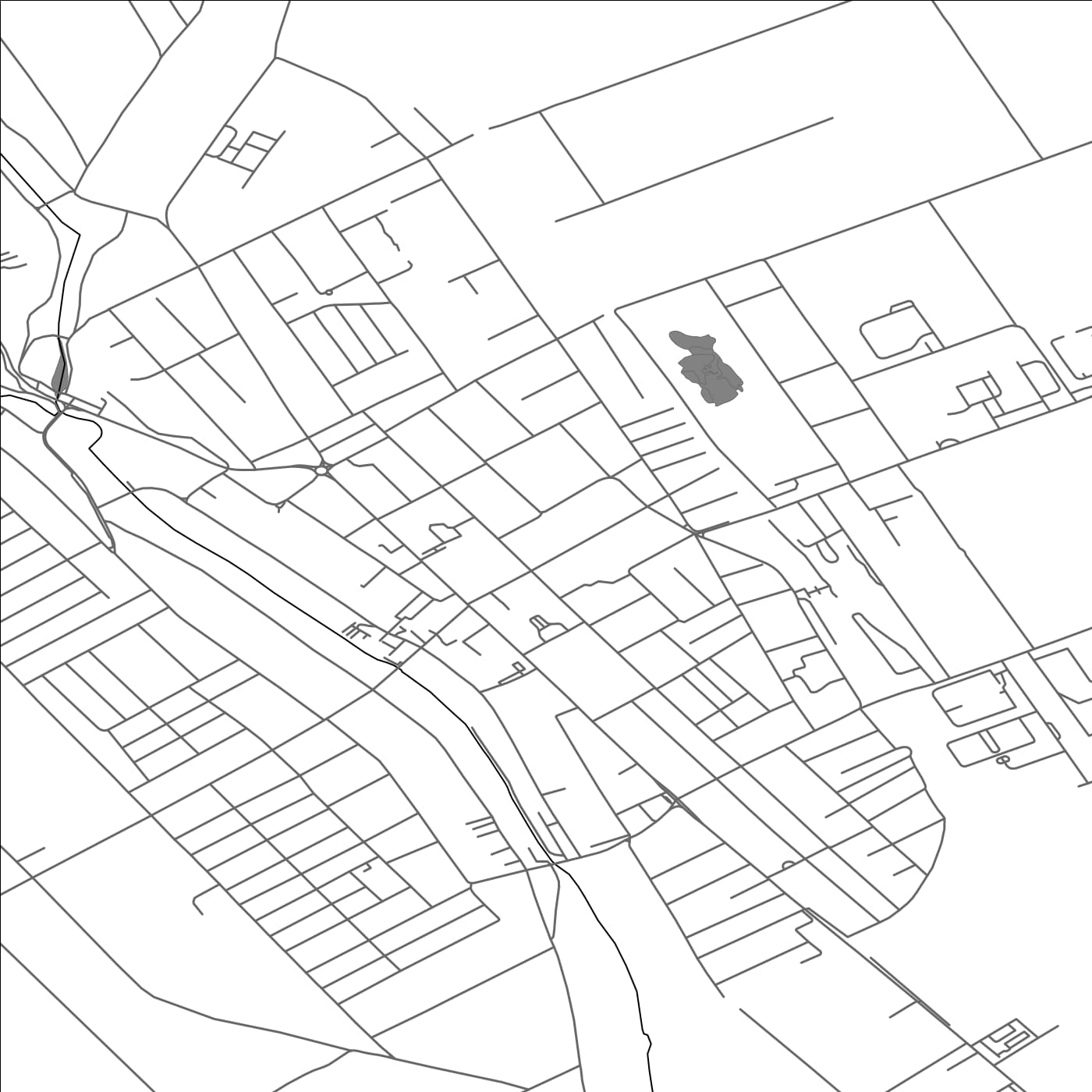 ROAD MAP OF INĐIJA, SERBIA BY MAPBAKES