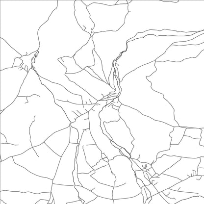 ROAD MAP OF KAMENICA, SERBIA BY MAPBAKES