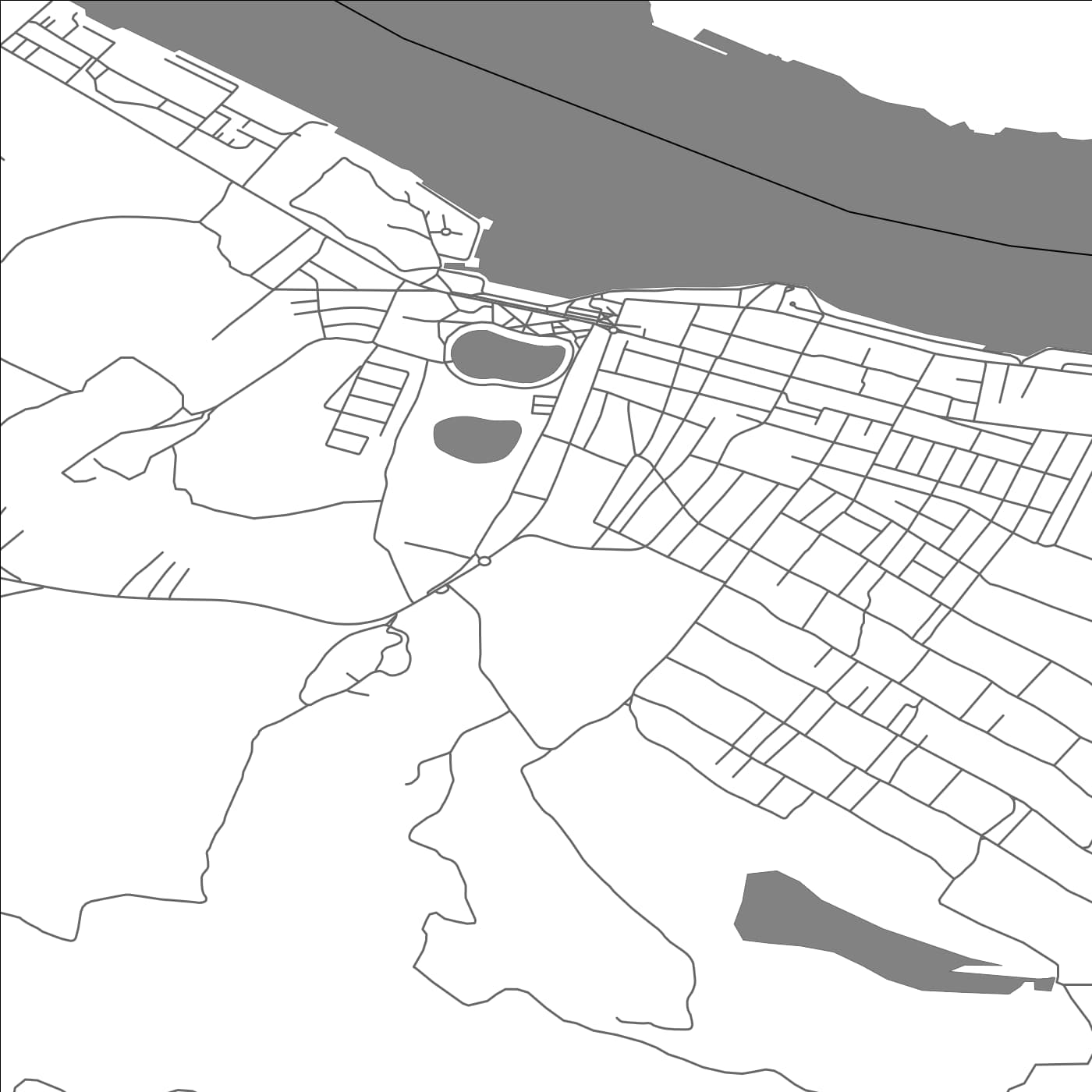 ROAD MAP OF KLADOVO, SERBIA BY MAPBAKES