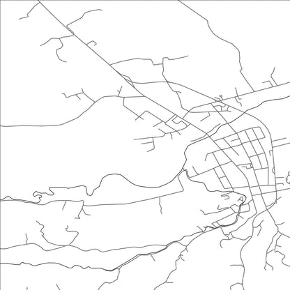 ROAD MAP OF KOCELJEVA, SERBIA BY MAPBAKES