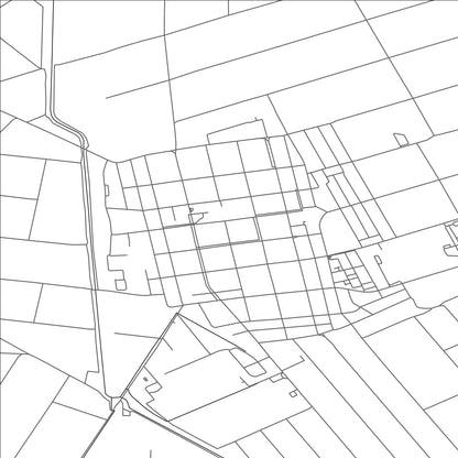 ROAD MAP OF KOVAČICA, SERBIA BY MAPBAKES