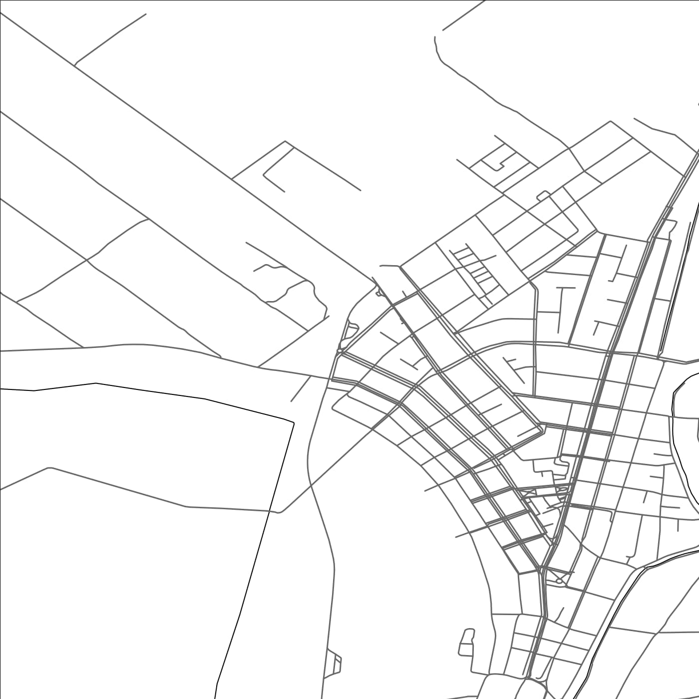 ROAD MAP OF KOVIN, SERBIA BY MAPBAKES