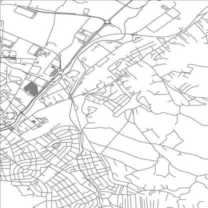 ROAD MAP OF KRAGUJEVAC, SERBIA BY MAPBAKES