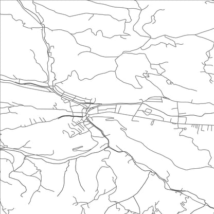 ROAD MAP OF KRUPANJ, SERBIA BY MAPBAKES