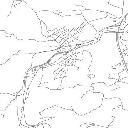 ROAD MAP OF LJIG, SERBIA BY MAPBAKES