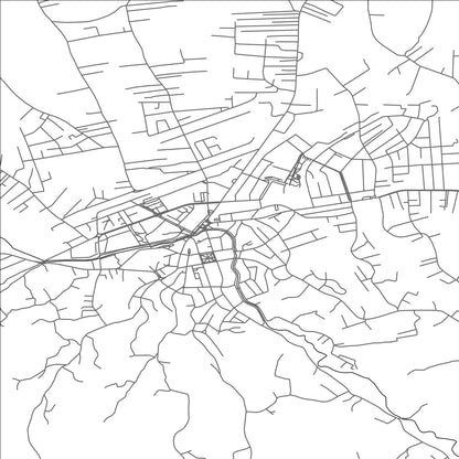 ROAD MAP OF LOZNICA, SERBIA BY MAPBAKES