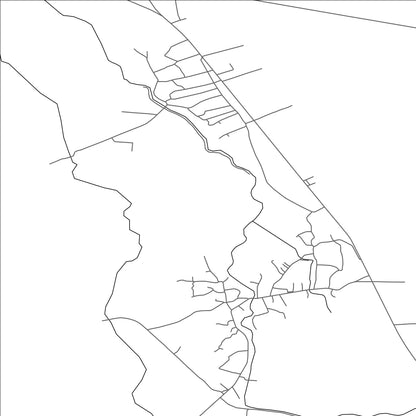 ROAD MAP OF MALO CRNIĆE, SERBIA BY MAPBAKES