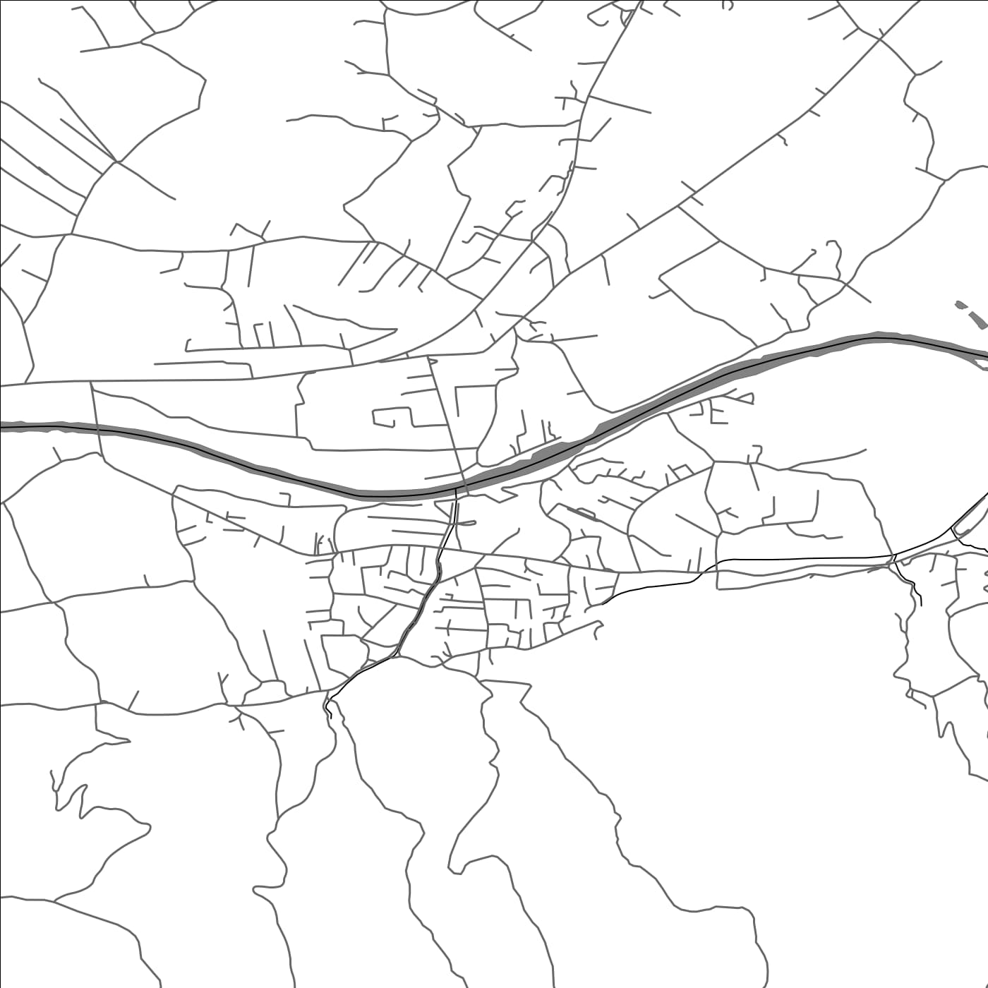 ROAD MAP OF MATARUŠKA BANJA, SERBIA BY MAPBAKES