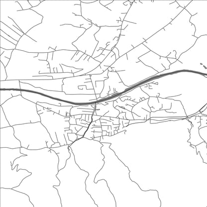 ROAD MAP OF MATARUŠKA BANJA, SERBIA BY MAPBAKES