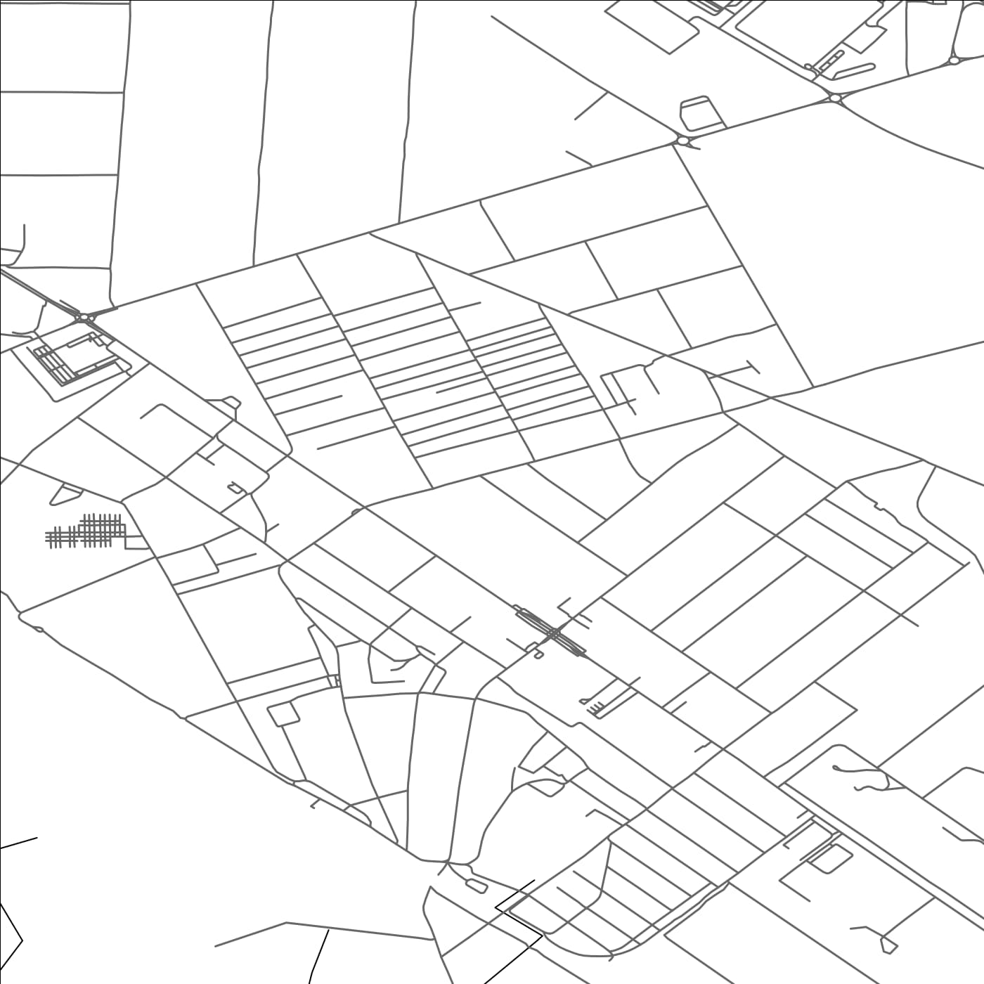 ROAD MAP OF NOVA PAZOVA, SERBIA BY MAPBAKES