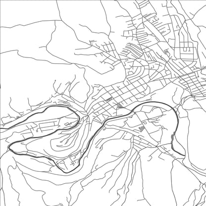 ROAD MAP OF PROKUPLJE, SERBIA BY MAPBAKES