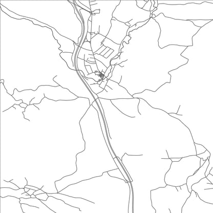 ROAD MAP OF RAŽANJ, SERBIA BY MAPBAKES