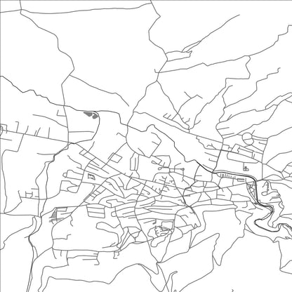 ROAD MAP OF SOKOBANJA, SERBIA BY MAPBAKES